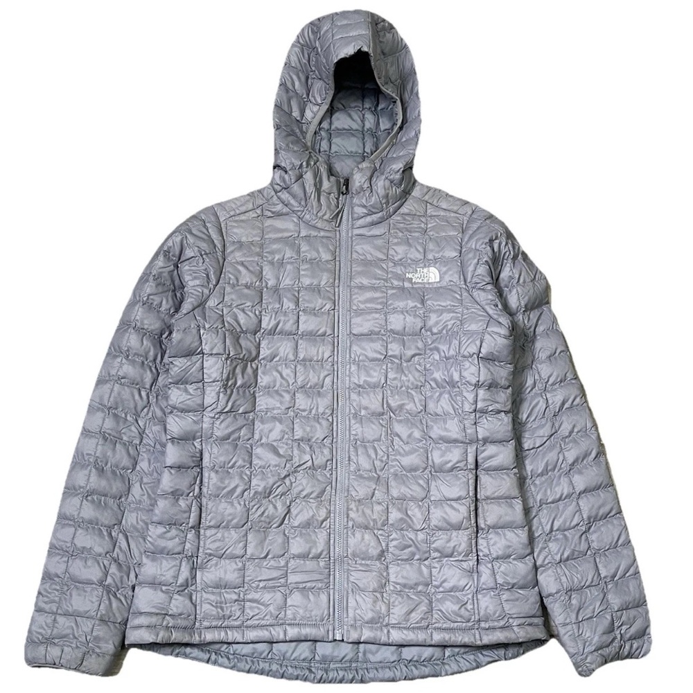 North Face Thermoball Packable Quilted Puffer Jacket - Women's Small - Gray